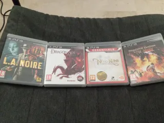 Lote 4 Juegos PS3: L.A. Noire, Dragon Age, Ni No K