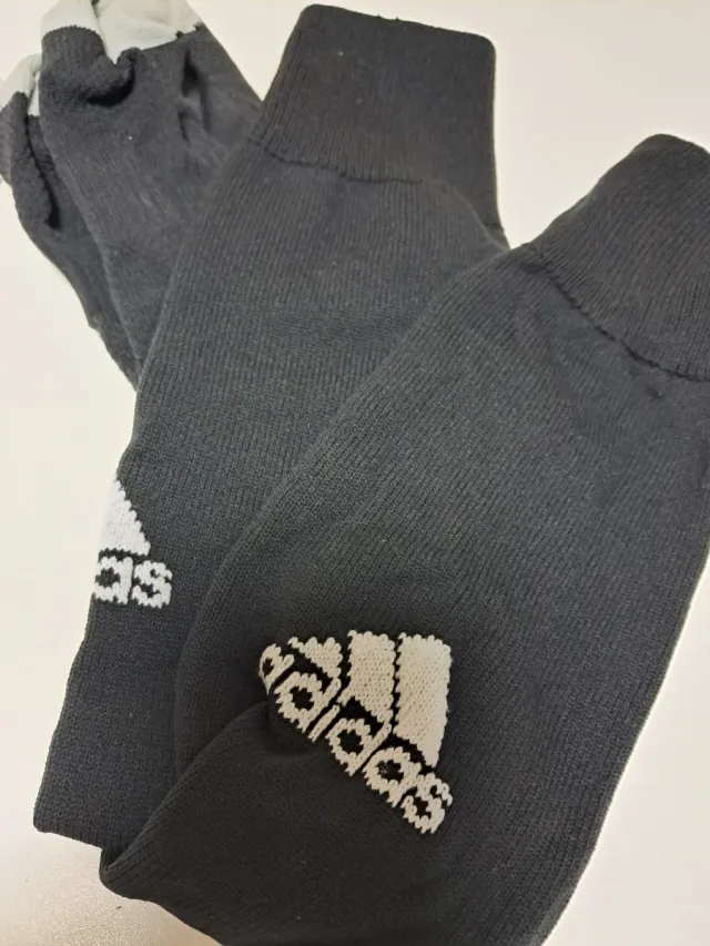 Medias Adidas Talla 42/43 Negro/Gris