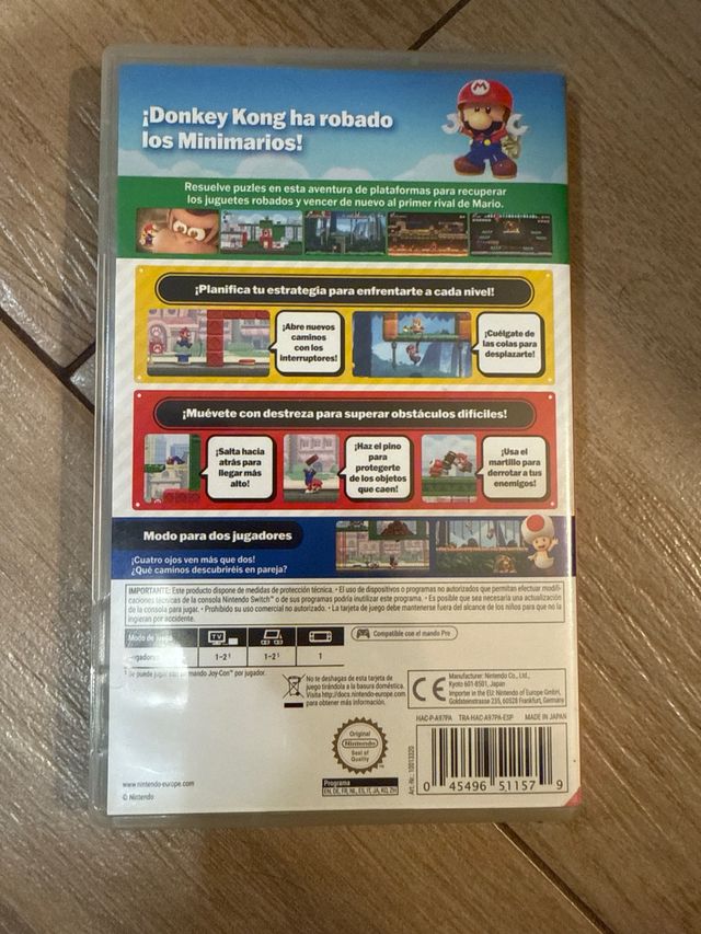 Mario vs Donkey Kong Switch em perfeito estado. Envio disponível.