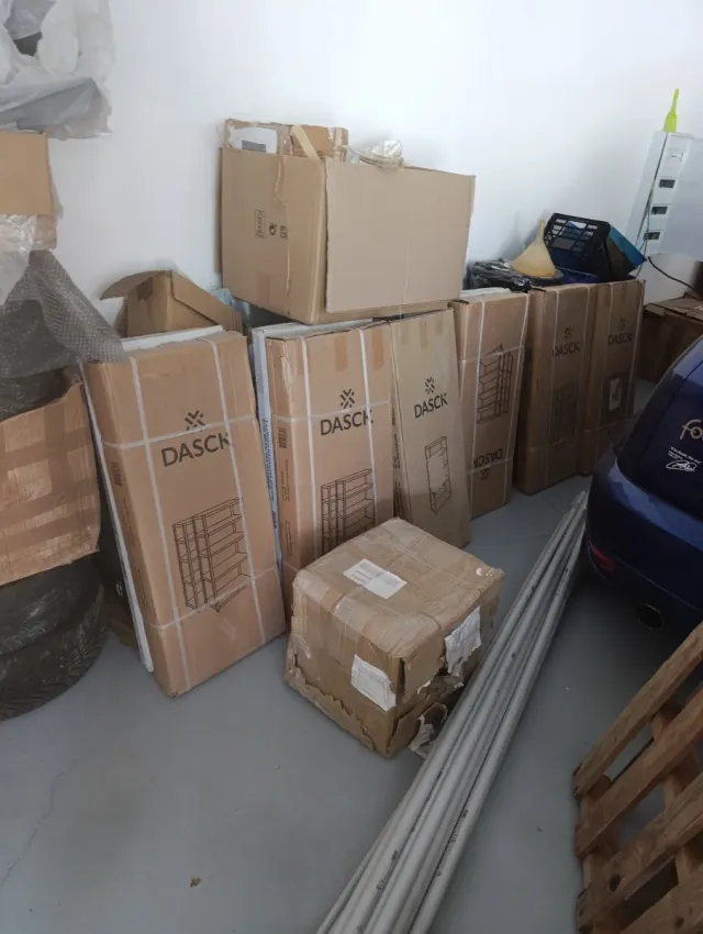 2 Estanterías Metálicas 180x90x40