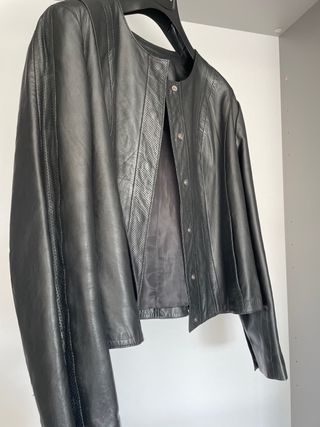 Giacca vera pelle COMBIPEL nera