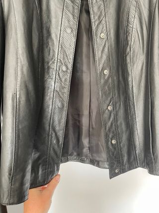 Giacca vera pelle COMBIPEL nera