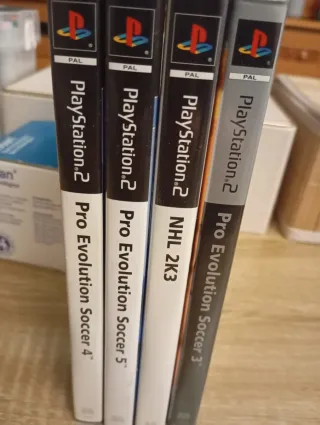 Juegos PS2 Pro Evolution Soccer 3, 4, 5 y NHL 2K3