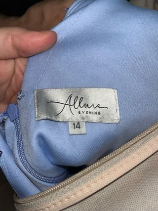 Vestido de fiesta azul talla L