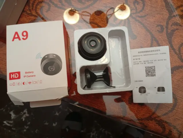 Cámara de Vigilancia A9 HD Batería IP