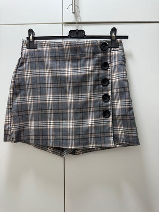 Gonna pantalone a quadri