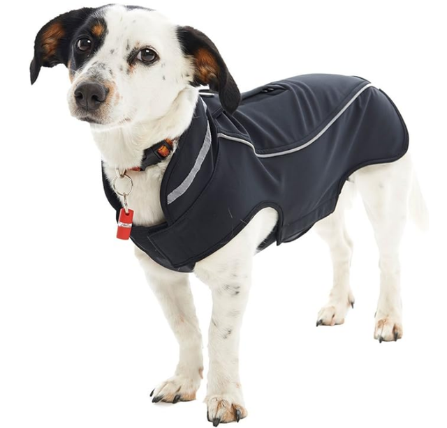 Impermeable Kruuse para perro Talla M. Como nuevo.