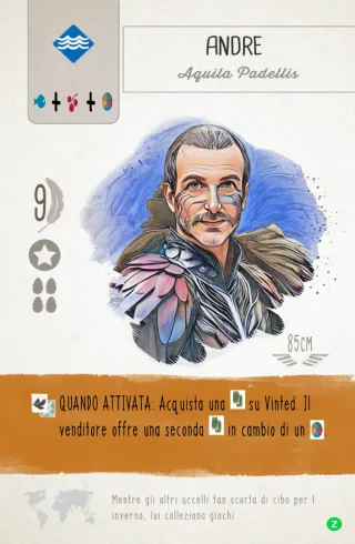 Carte Wingspan personalizzate con foto