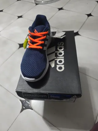 Zapatillas Adidas Azul Naranja