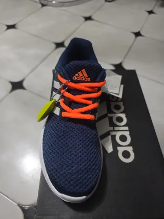 Zapatillas Adidas Azul Naranja