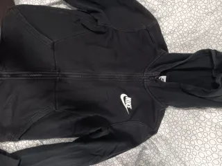 Sudadera Nike Negra con Cremallera unisex