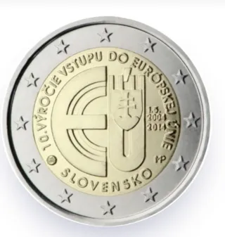 ESLOVAQUIA 2014 MONEDA DE 2€ CONMEMORATIVA S/C