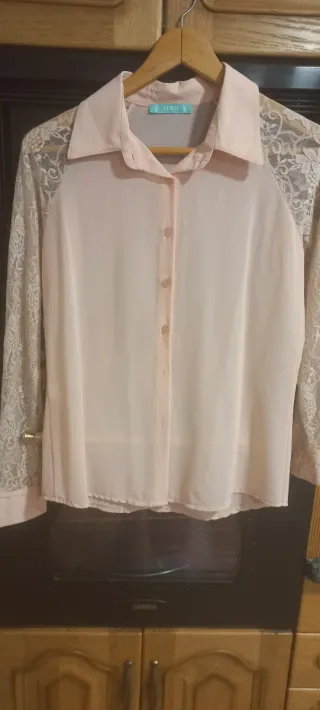 Blusa rosa talla M