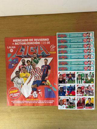 LOTE 42 CROMOS MERCADO INVIERNO LIGA ESTE 2023-24