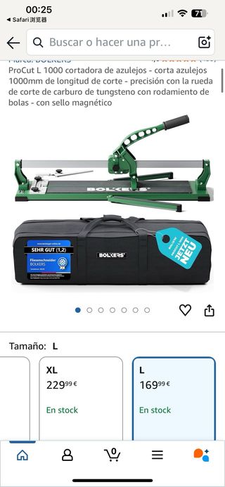 Cortadora de azulejos ProCut L 1000