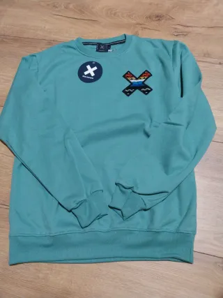 Sudadera Blue Banana verde Talla M