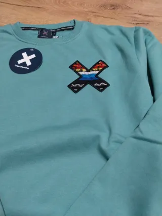 Sudadera Blue Banana verde Talla M