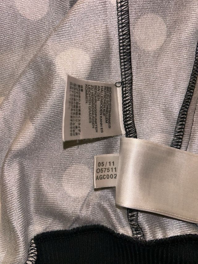 Casaco Adidas Mulher Bolinhas Preto e Branco