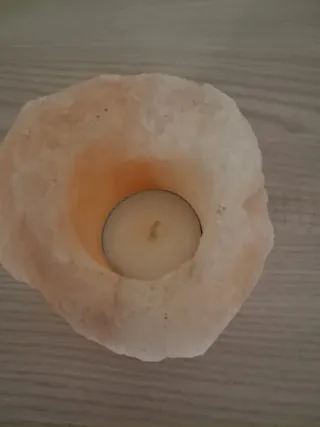 Portacandele Sale Himalaya Rosa