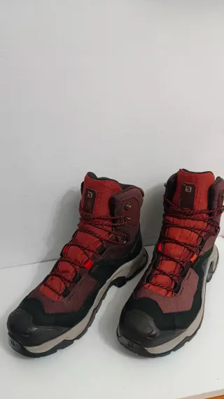Botas Salomon Trekking Negras/Rojas