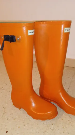 Botas de agua Hunter Naranja Talla 38