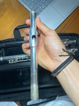 Flauta Travesera Yamaha YFL 312 Cabeza Plata 925