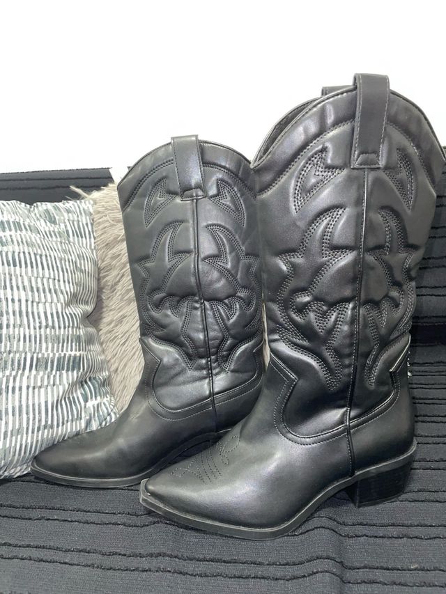 Botas cowboy negras