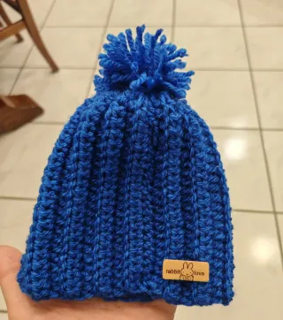 Cappello lana fatto a mano bimbo