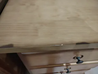 2 Mesitas Madera Pino Natural