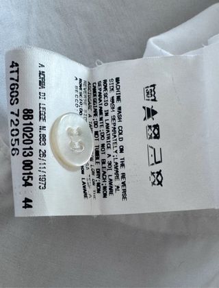 Camisa italiana blanca Made In Italy