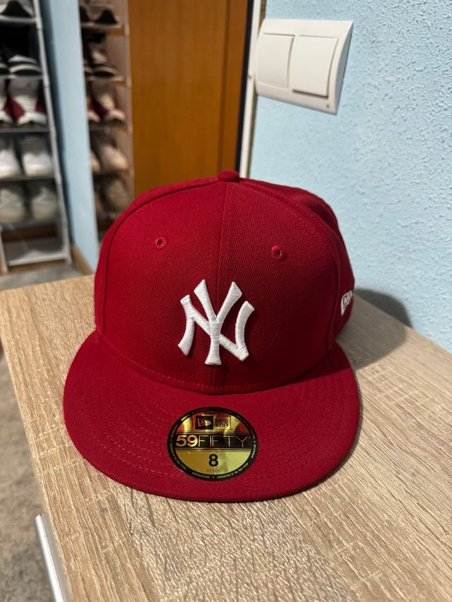 Gorra New Era NY Yankees Roja Talla 8