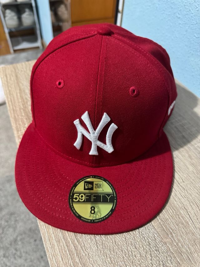 Gorra New Era NY Yankees Roja Talla 8