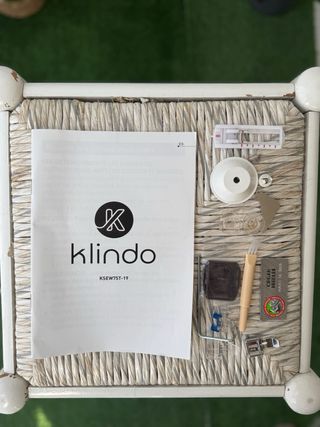 Máquina de coser Klindo blanca