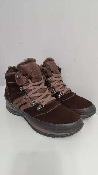 Botas Geox Marrones con Forro de Pelo