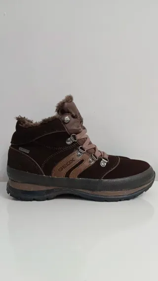 Botas Geox Marrones con Forro de Pelo
