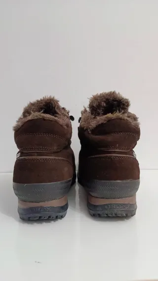 Botas Geox Marrones con Forro de Pelo