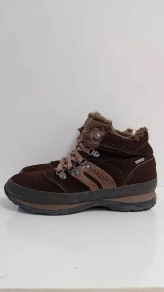 Botas Geox Marrones con Forro de Pelo