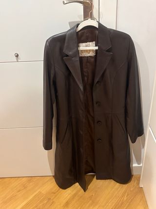 Abrigo de piel de Ovino marrón