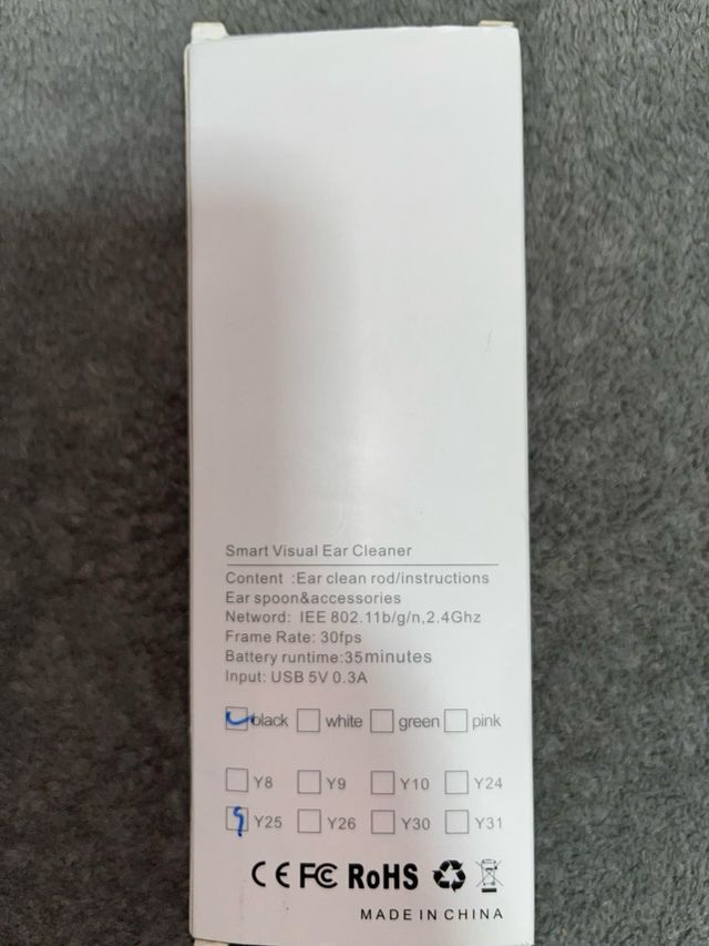 Limpiador de oídos con cámara WiFi