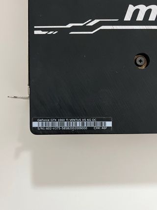 Placa Gráfica MSI NVIDIA GeForce GTX 1660 Ti