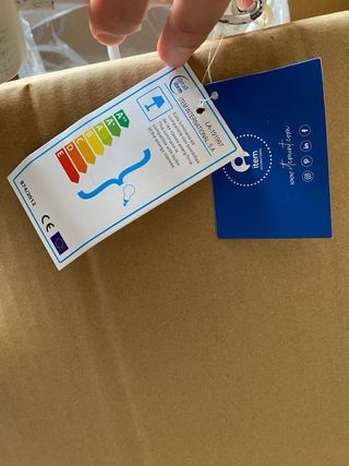 Lámpara de araña vintage blanca