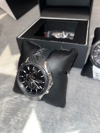 Reloj Hugo Boss Negro y Plateado