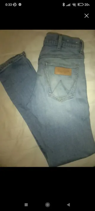 Pantalones Wrangler Azules