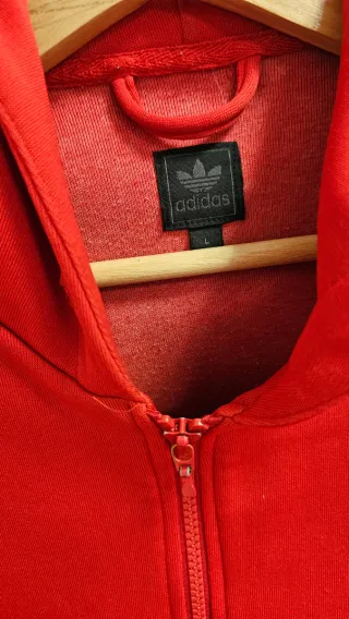 Sudadera Adidas Vintage Roja