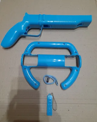 NUEVO WII-U.Pistola+Volante+fundas +Regalo llavero