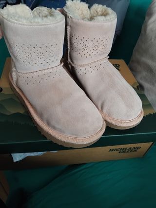 Botas UGG Nobuck Rosa Talla 37
