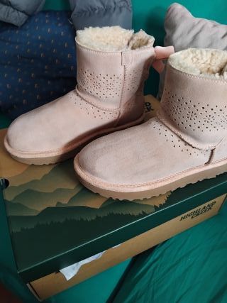 Botas UGG Nobuck Rosa Talla 37