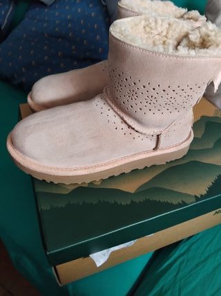 Botas UGG Nobuck Rosa Talla 37