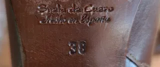 Botas de cuero Luis Gonzalo talla 38