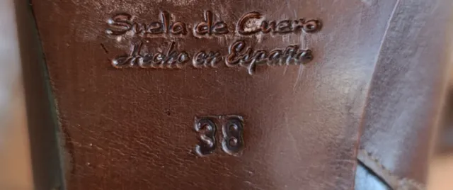 Botas de cuero Luis Gonzalo talla 38